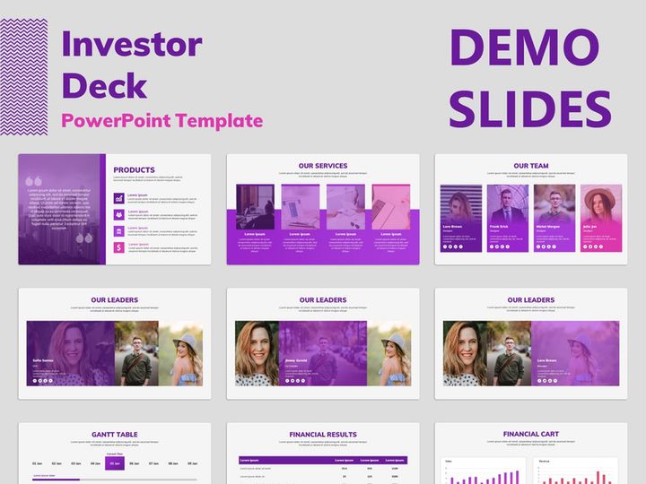 Investor Deck PowerPoint Template