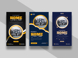 Real Estate Social Media Story Template Ver-3 preview picture