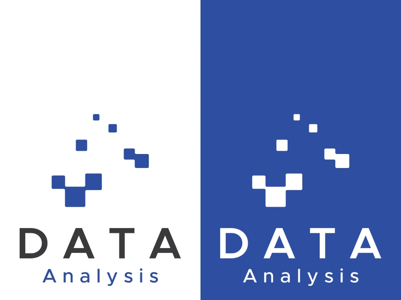 Digital world abstract logo.