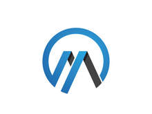 M Letter illustration icon Logo Template