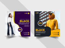 Black Friday Sale Social Media Post Ver-4