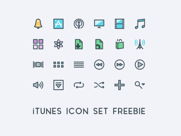 iTunes Icon Set preview picture