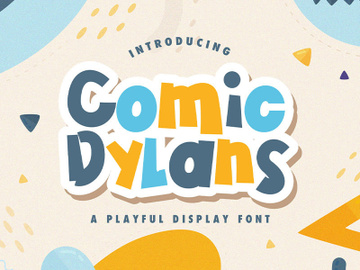 Comic Dylans - Playful Display Font preview picture