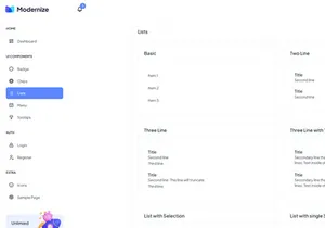 Modernize Free Angular Admin Dashboard Template