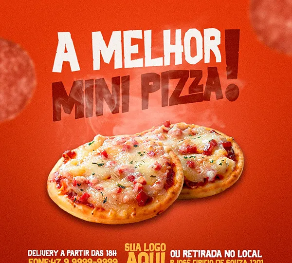 Social Media Pizzaria [PSD]