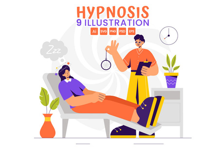 9 Hypnosis Design Illustration