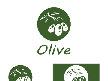 Olive fruit logo design. preview picture