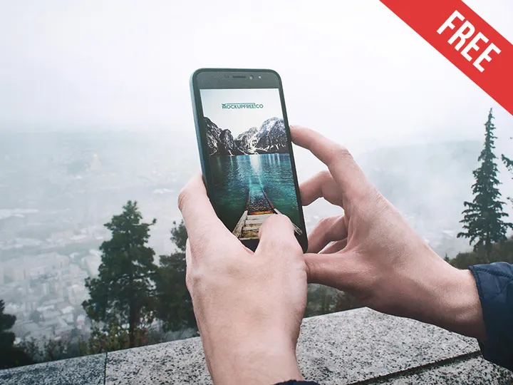 Smartphone PSD Mockup