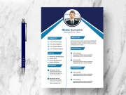 Modern Resume CV Template Ver-7