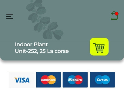 Indoor Plant Mobile App UI
