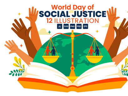 12 Day of Social Justice Illustration