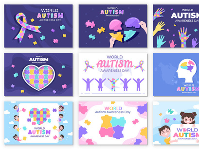 30 World Autism Awareness Day Illustration