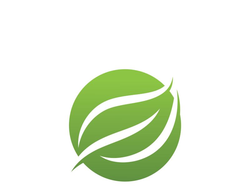 Ecology icon green leaf vector illustration design