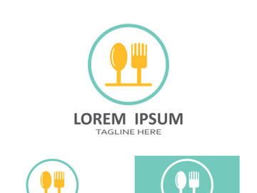 Creative spoon and fork logo. preview picture