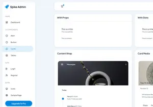 Spike VueJS Free Admin Dashboard Template