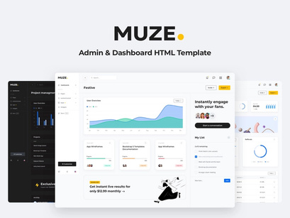 MUZE - Admin & Dashboard Bootstrap 5 Template