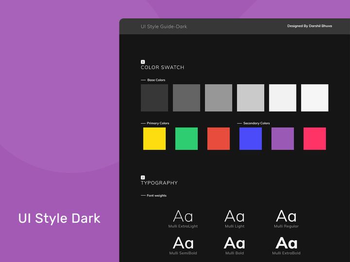UI Style Dark