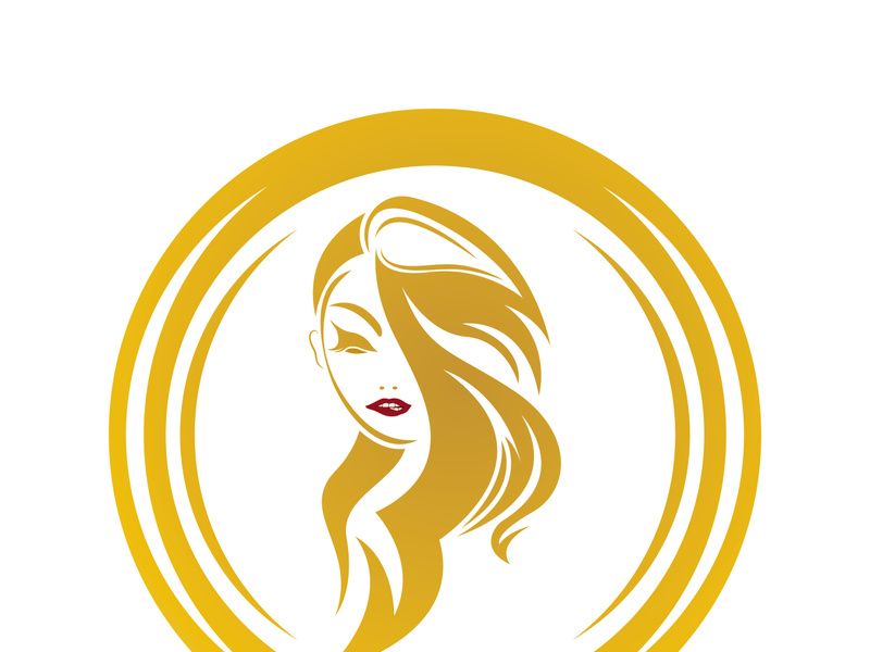 Women beauty, salon, spa, hair minimalist logo design inspiration