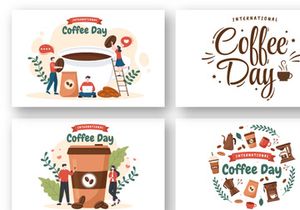 20 International Coffee Day Illustration