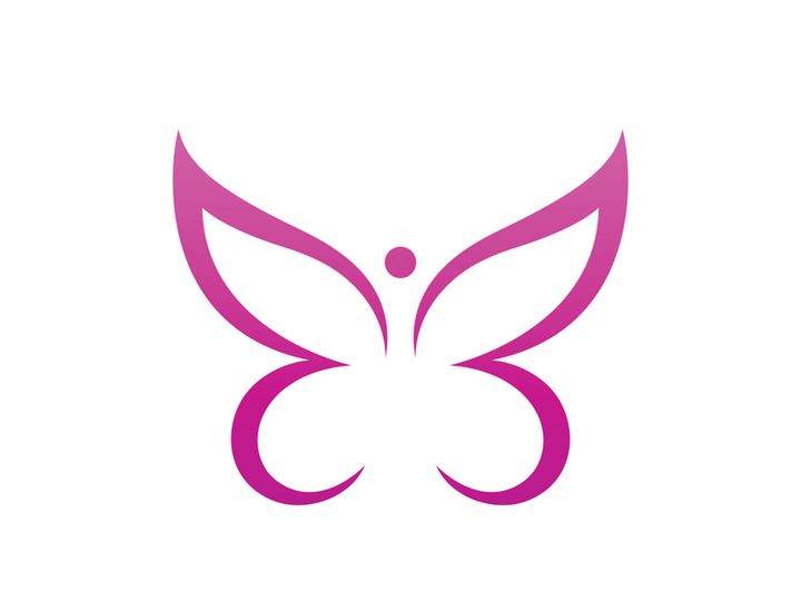 Beauty Butterfly Logo vector template