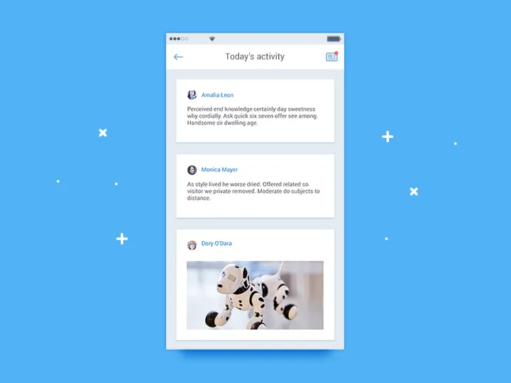 Swipe Loading Animation UI