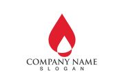 Blood drop donor vector icon