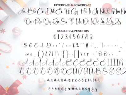 Christmas Birthday Font