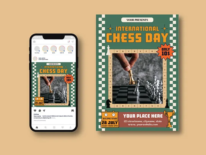 Chess Day Flyer