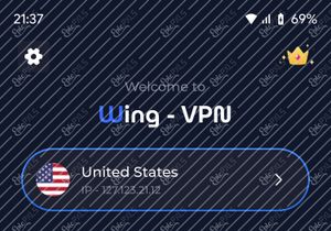 Wing - UI Kit Aplikasi VPN
