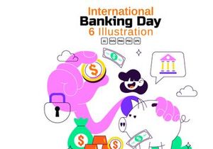 6 Internationale Bankentag-Illustration
