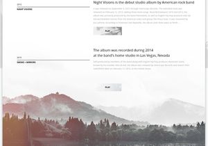 Free PSD template for a musician