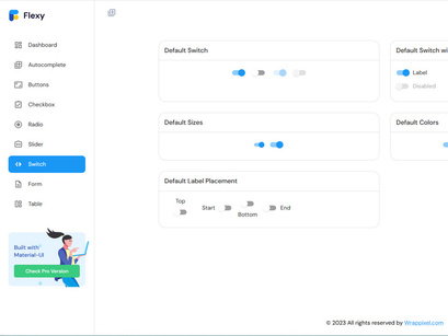 Flexy Free React Material Admin Template