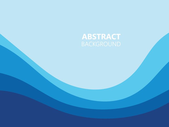 Blue wave water background wallpaper vector