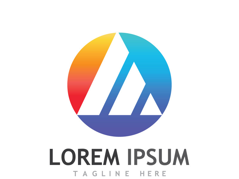 modern and creative initial letter A logo.