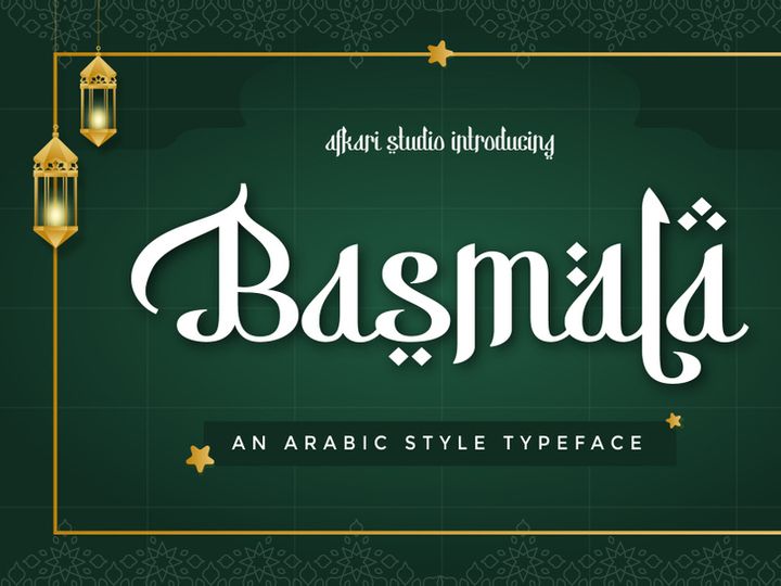 Basmala - An Arabic Style Typeface