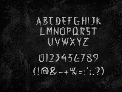 BAVDAK – Brutal Brush Display Font