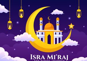 13 Isra Mi'raj Vector Illustration