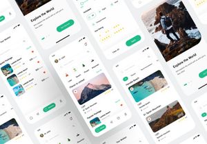 Travel App UI Kit Design