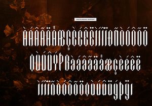 Gaudero | Display Blackletter