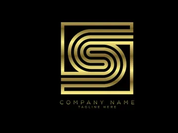 Luxury golden color line letter, Graphic Alphabet Symbol for Corporate Business Identity preview picture