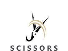Scissors Logo Design Icon Template. Modern simple design. barbers tools and barbershop. Vector Illustration