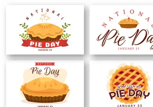 13 National Pie Day Illustration