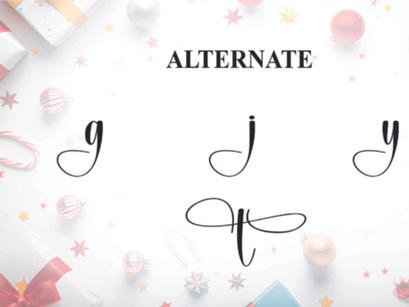 Christmas Birthday Font