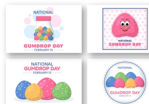 11 National Gumdrop Day Illustration