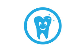 Dental care logo vector icon design