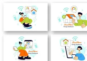 10 Smart Home Energy Illustration