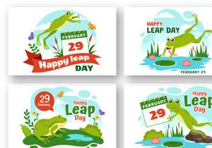 12 Happy Leap Day Illustration