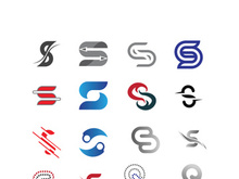 Business corporate S letter logo design vector