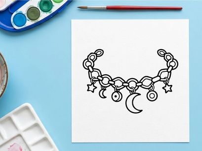 Guirlanda artesanal de Halloween com fantasmas dançantes e abóboras. Decoração de festas assustadoras com ilustrações de desenhos animados fofos para comemorações festivas.