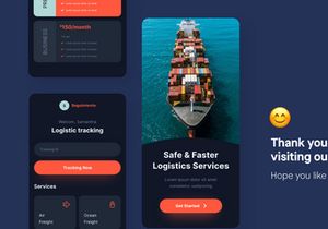 Seguimiento - Logistic Tracking App Dark Mode